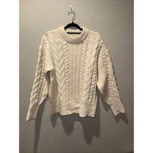 A New Day Cream Knitted  Sweater Sz. Small (320)